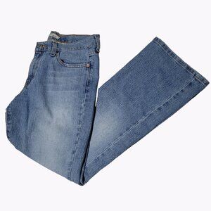 Levis 515 Boot Cut Jeans Womens Size 8 Mid Rise Light Wash Denim Pants